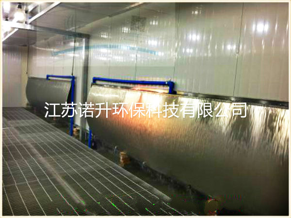 噴漆室的供風(fēng)、排風(fēng)方式等配套裝置。